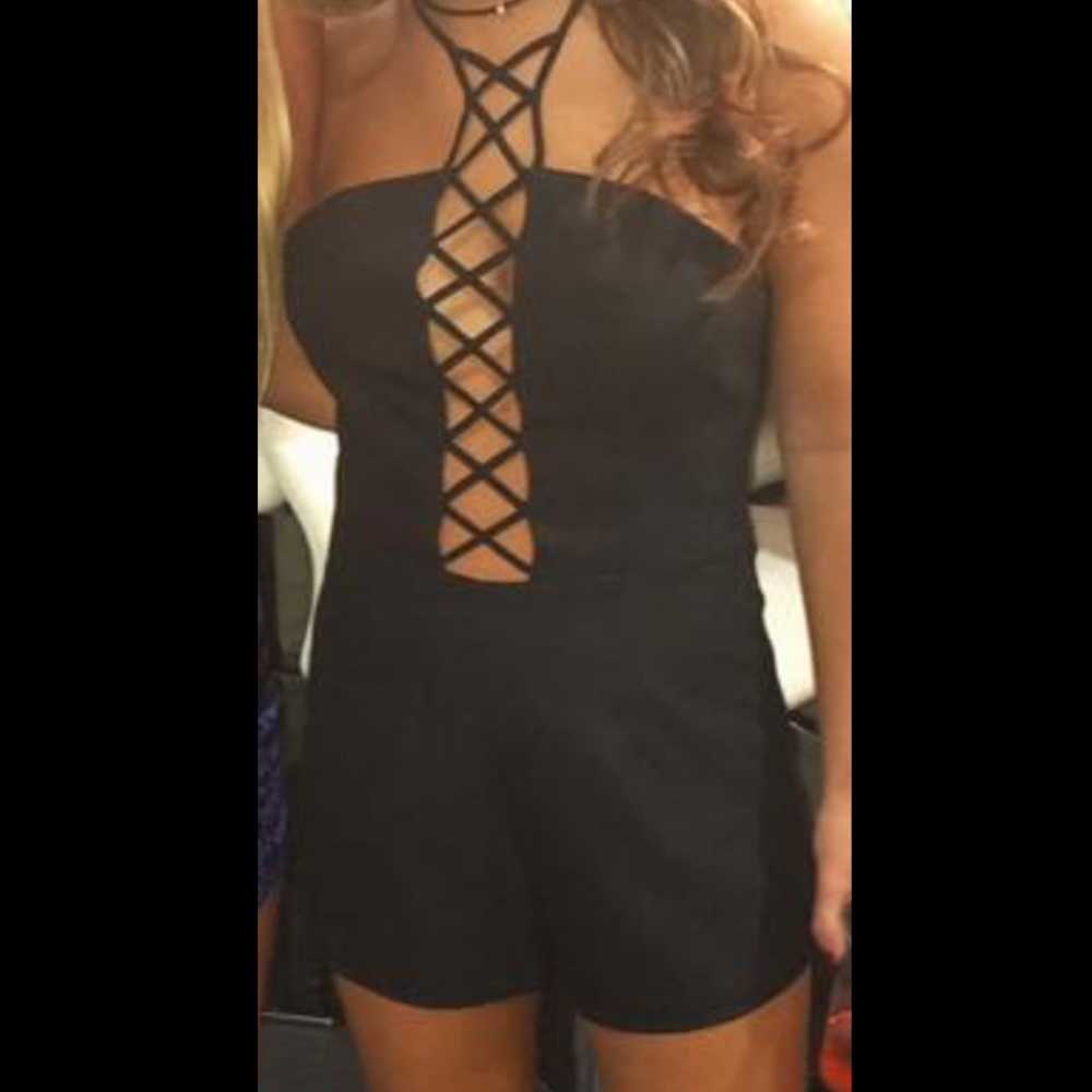 NBD Black Romper